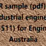 Protected: cdr sample (pdf) for an industrial engineer (233511) for Engineers Australia