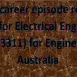 Protected: sample cdr/career episode report (PDF) for Electrical Engineers (233311) for Engineers Australia