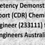 Protected: Competency Demonstration Report (CDR) Chemical Engineer (233111) for Engineers Australia
