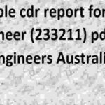 Sample cdr report for civil engineer (233211) pdf for Engineers Australia