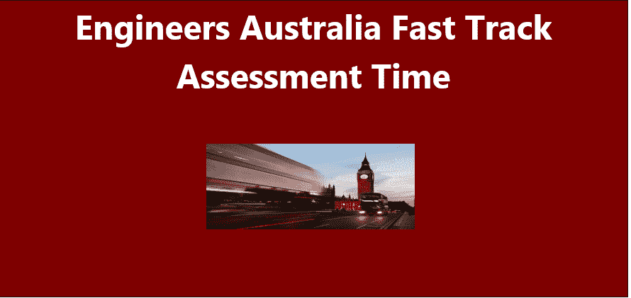 Engineers Australia Fast Track Assessment Time