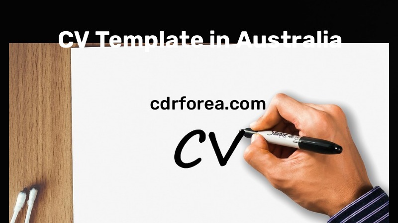 CV Template in Australia