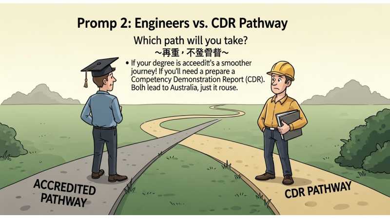 Accredited vs. CDR Pathway