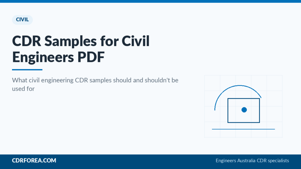 CDR Samples for Civil Engineers PDF — Engineers Australia CDR guide by CDRFOREA