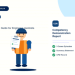 Illustration explaining what a Competency Demonstration Report (CDR) is for Engineers Australia skills assessment